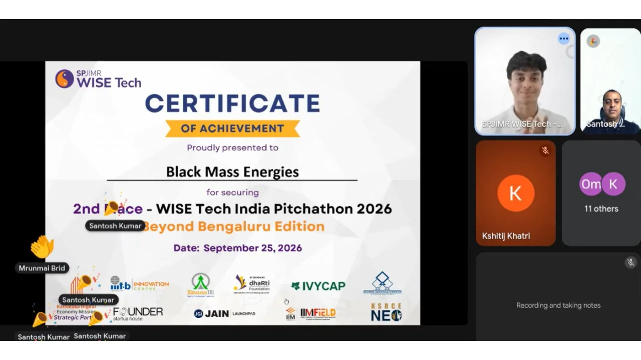 Beyond Bengaluru edition – WISE Tech India Pitchathon 2026 Beyond Bengaluru edition – WISE Tech India Pitchathon 2026