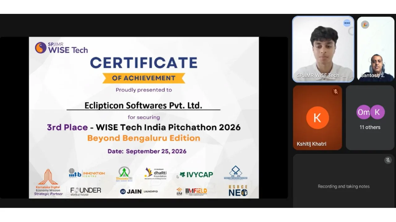 Beyond Bengaluru edition – WISE Tech India Pitchathon 2026 Beyond Bengaluru edition – WISE Tech India Pitchathon 2026