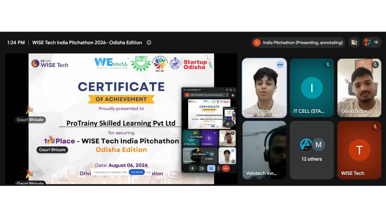 Odisha edition – WISE Tech India Pitchathon 2026 Odisha edition – WISE Tech India Pitchathon 2026
